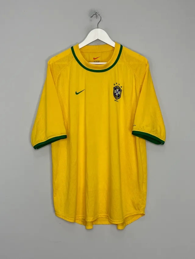 CULT KITS - 2000/02 BRAZIL *PROTOTYPE* HOME SHIRT (XL) NIKE