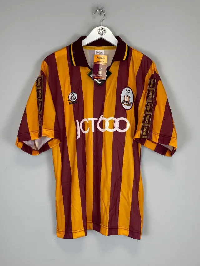 CULT KITS - 1997/99 BRADFORD CITY *BNWT* HOME SHIRT (L) BEAVER