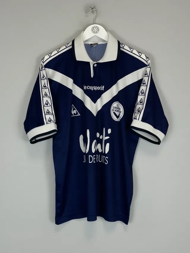 CULT KITS - 1996/97 BORDEAUX HOME SHIRT (L) LE COQ