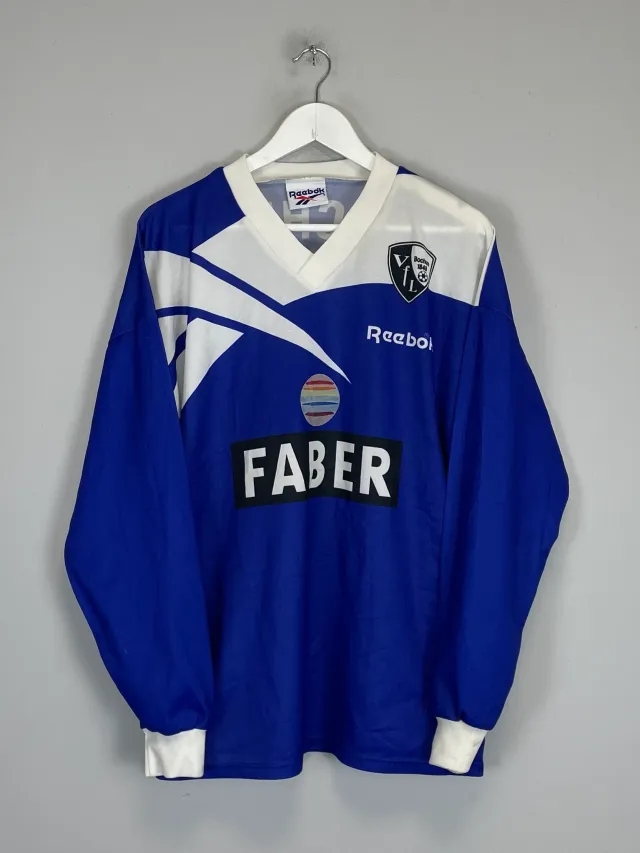 CULT KITS - 1995/96 VFL BOCHUM L/S HOME SHIRT (L) REEBOK