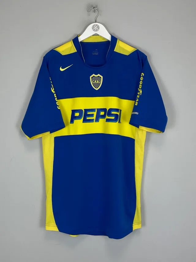 CULT KITS - 2004/05 BOCA JUNIORS HOME SHIRT (XL) NIKE