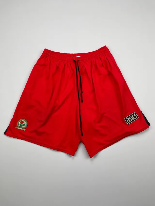 CULT KITS - 1996/98 BLACKBURN ROVERS AWAY SHORTS (L) ASICS