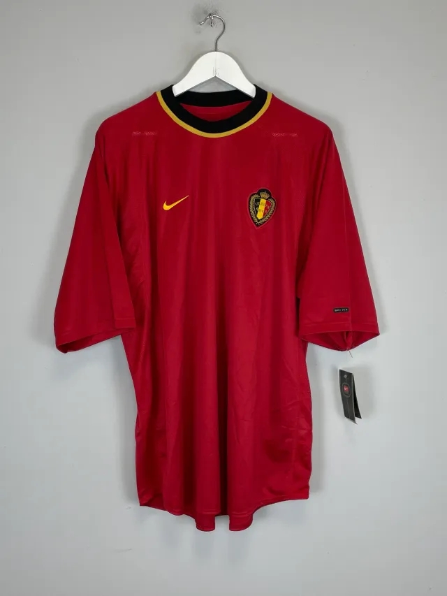 CULT KITS - 2000/02 BELGIUM *BNWT* HOME SHIRT (XL) NIKE