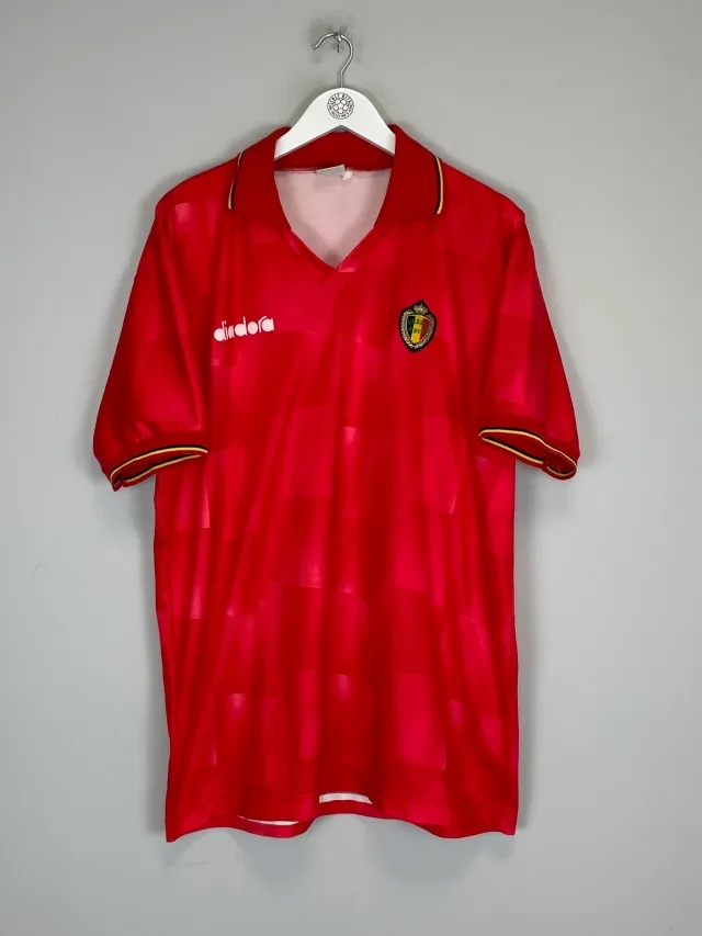CULT KITS - 1992/94 BELGIUM HOME SHIRT (XL) DIADORA