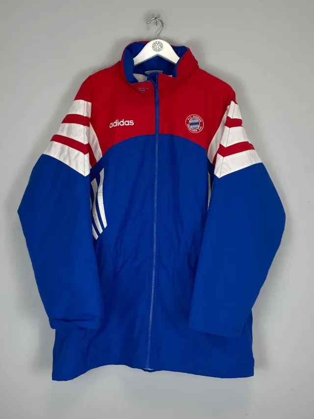 CULT KITS - 1995/96 BAYERN MUNICH BENCH COAT (L) ADIDAS