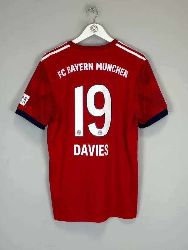 CULT KITS - 2018/19 BAYERN MUNICH DAVIES #19 HOME SHIRT (L) ADIDAS