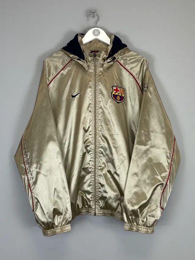 CULT KITS - 2001/02 BARCELONA TRACK JACKET (L) NIKE
