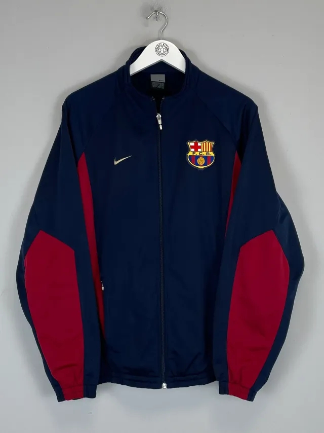 CULT KITS - 2002/04 BARCELONA TRACK JACKET (M) NIKE