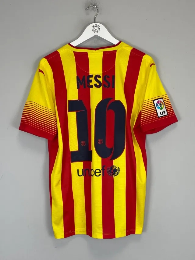 CULT KITS - 2013/14 BARCELONA MESSI #10 AWAY SHIRT (M) NIKE