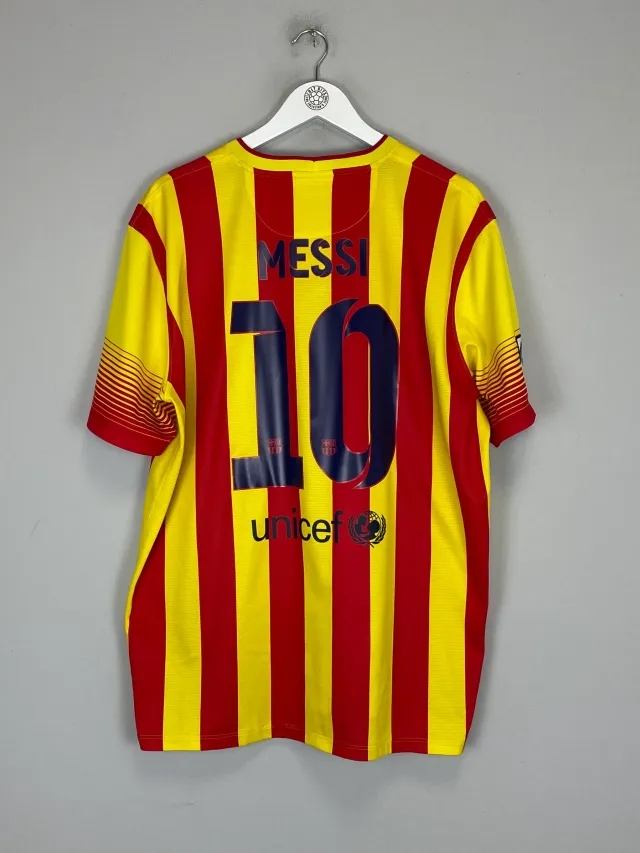 CULT KITS - 2013/15 BARCELONA MESSI #10 AWAY SHIRT (XL) NIKE