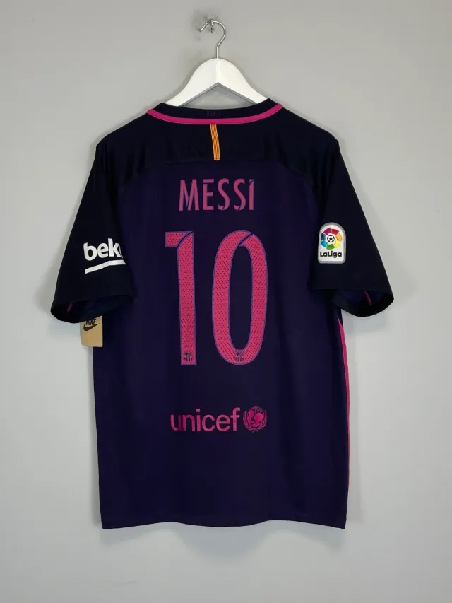 CULT KITS - 2016/17 BARCELONA MESSI #10 *BNWT* AWAY SHIRT (L) NIKE