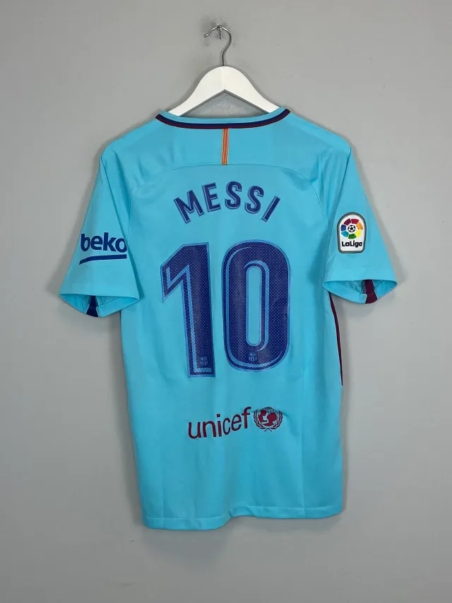 CULT KITS - 2017/18 BARCELONA MESSI #10 AWAY SHIRT (S) NIKE