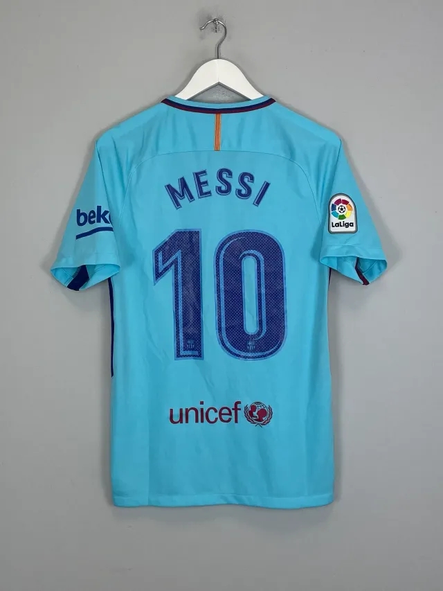 CULT KITS - 2017/18 BARCELONA MESSI #10 AWAY SHIRT (S) NIKE