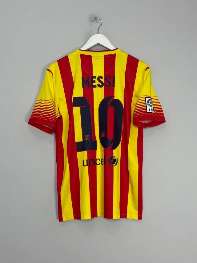 CULT KITS - 2013/14 BARCELONA MESSI #10 AWAY SHIRT (M) NIKE