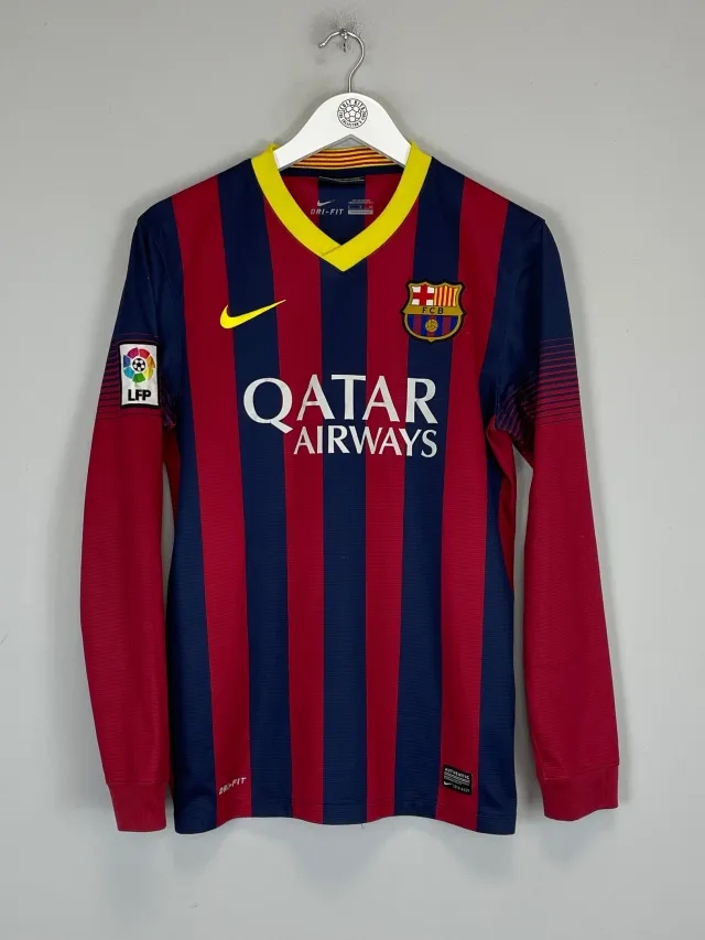 CULT KITS - 2013/14 BARCELONA L/S HOME SHIRT (M) NIKE