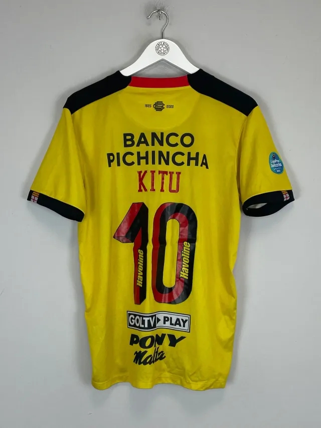 CULT KITS - 2022 BARCELONA SC KITU #10 HOME SHIRT (L) MARATHON