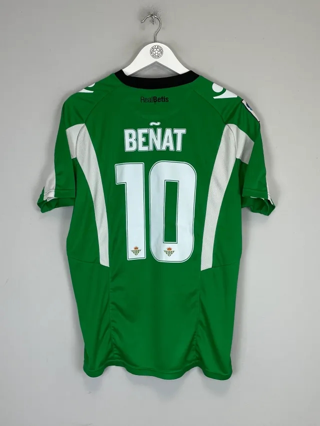 2012/13 REAL BETIS BENAT #10 HOME SHIRT (M) MACRON | Cult Kits