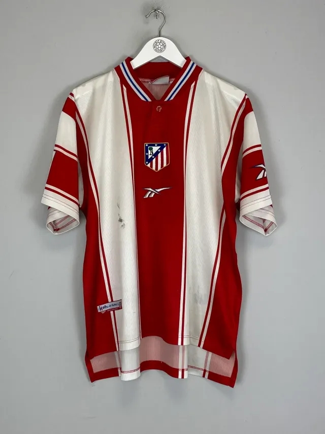 CULT KITS - 1999/00 ATLETICO MADRID HOME SHIRT (L) REEBOK