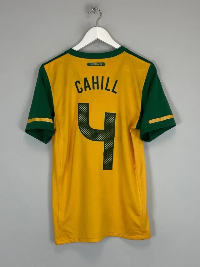 CULT KITS - 2010/11 AUSTRALIA CAHILL #4 HOME SHIRT (S) NIKE