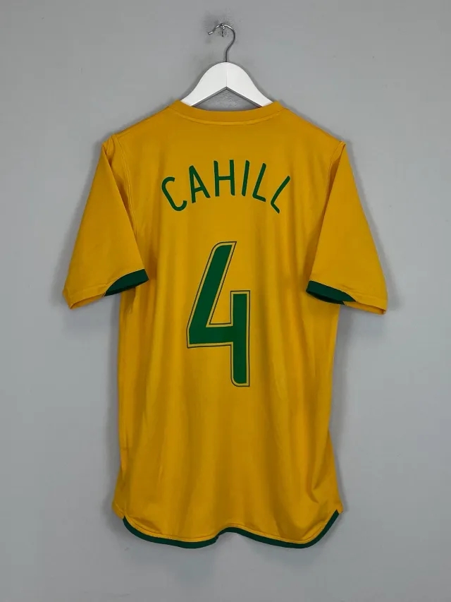 CULT KITS - 2006/08 AUSTRALIA CAHILL #4 HOME SHIRT (S) NIKE