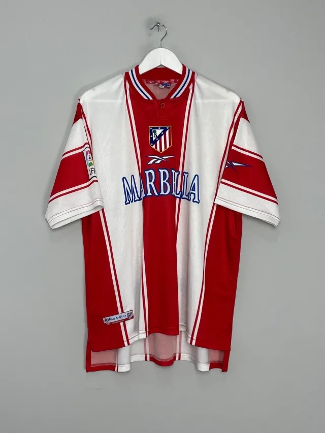 CULT KITS - 1999/00 ATLETICO MADRID HOME SHIRT (XL) REEBOK