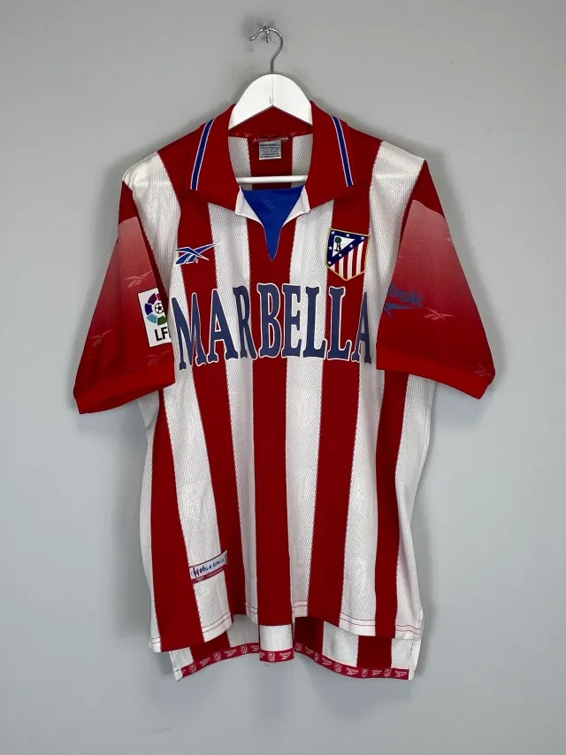 CULT KITS - 1998/99 ATLETICO MADRID HOME SHIRT (L) REEBOK