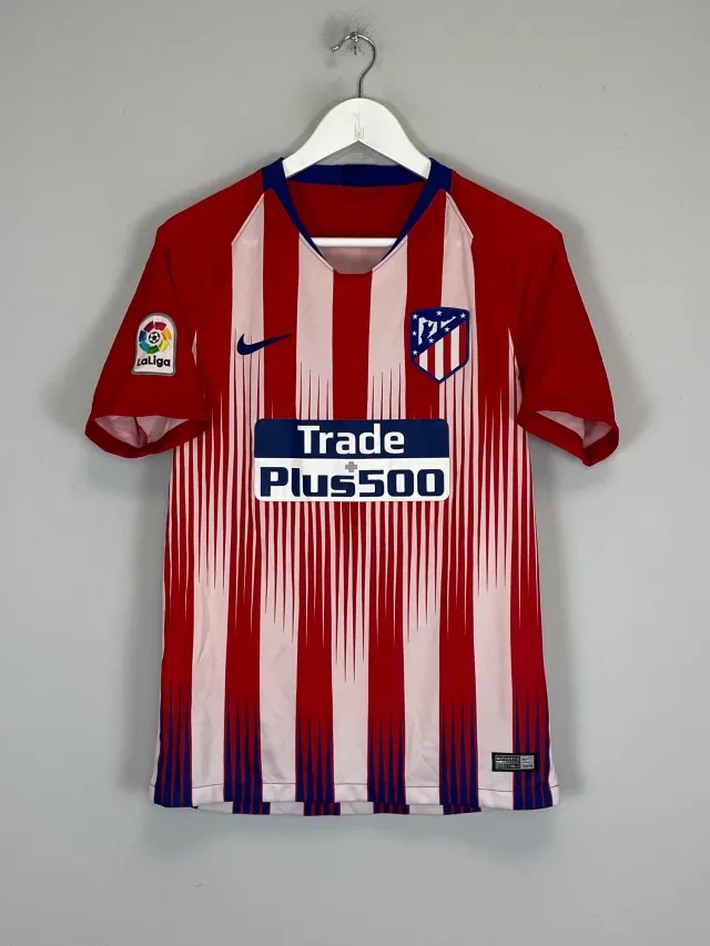 CULT KITS - 2018/19 ATLETICO MADRID HOME SHIRT (S) NIKE