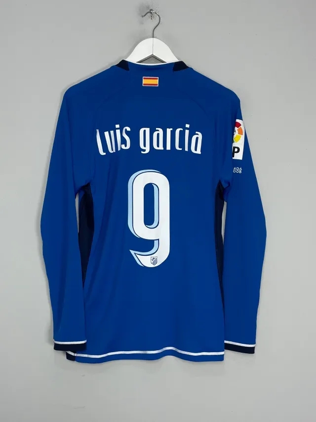 CULT KITS - 2007/08 ATLETICO MADRID LUIS GARCIA #9 L/S AWAY SHIRT (L) NIKE