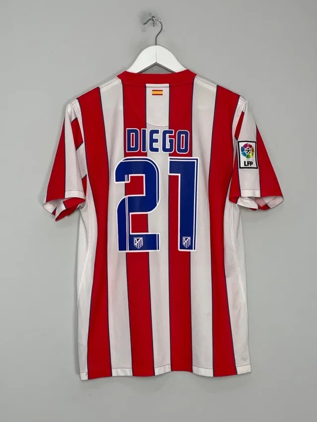 CULT KITS - 2011/12 ATLETICO MADRID DIEGO #21 HOME SHIRT (M) NIKE