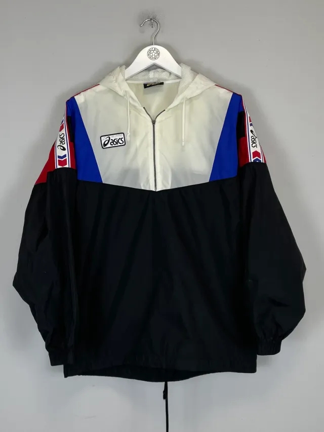 CULT KITS - 2000/01 ASICS 1/4 ZIP WINDBREAKER JACKET (M)