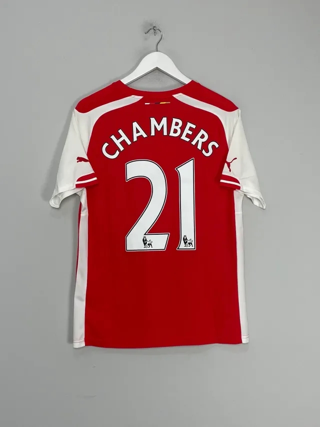 CULT KITS - 2014/15 ARSENAL CHAMBERS #21 HOME SHIRT (M) PUMA