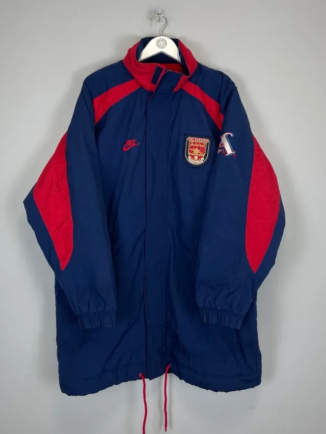 CULT KITS - 1995/96 ARSENAL BENCH COAT (L) NIKE