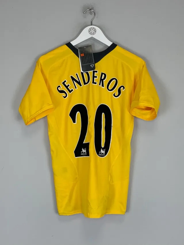 CULT KITS - 2005/06 ARSENAL SENDEROS #20 *BNWT* SIGNED AWAY SHIRT (XL.KIDS) NIKE