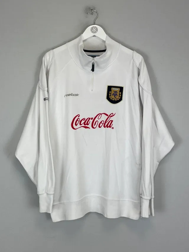 CULT KITS - 1998/00 ARGENTINA 1/4 ZIP (M) REEBOK
