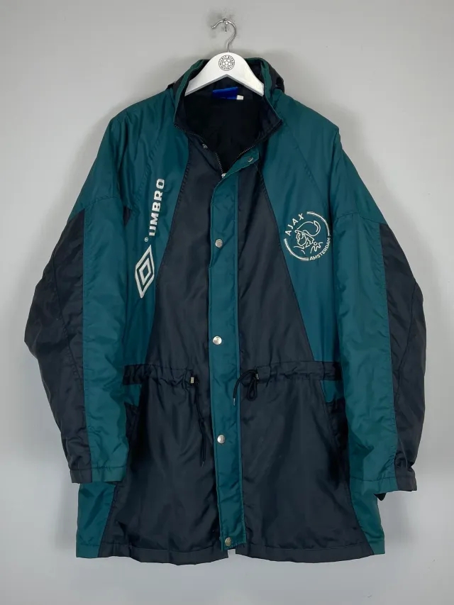 CULT KITS - 1992/93 AJAX BENCH COAT (XL) UMBRO