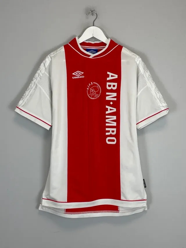 CULT KITS - 1999/00 AJAX HOME SHIRT (L) UMBRO