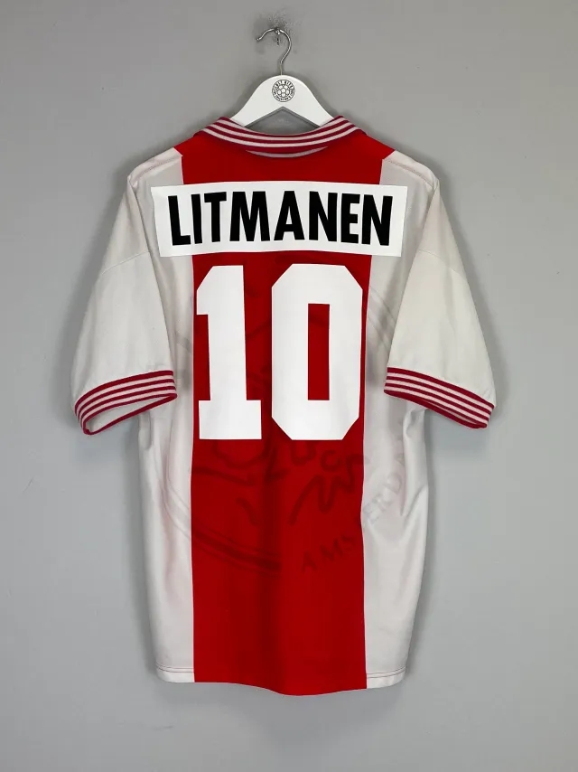 1995/96 AJAX LITMANEN #10 HOME SHIRT (L) UMBRO | Cult Kits