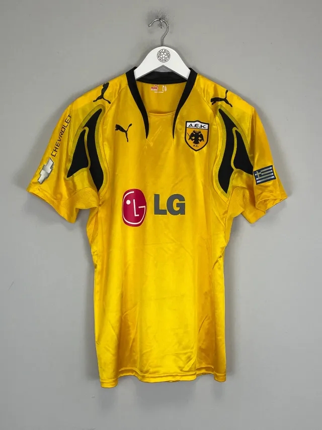 2007/08 AEK ATHENS HOME SHIRT (L) PUMA | Cult Kits