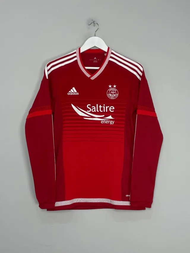 CULT KITS - 2015/16 ABERDEEN L/S HOME SHIRT (S) ADIDAS