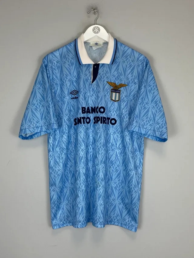 1991/92 LAZIO HOME SHIRT (L) UMBRO | Cult Kits