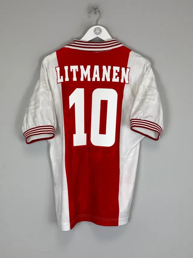 1996/97 AJAX LITMANEN #10 HOME SHIRT (L) UMBRO | Cult Kits