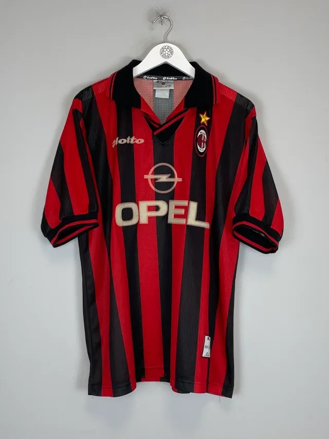 1997/98 AC MILAN HOME SHIRT (L) LOTTO | Cult Kits