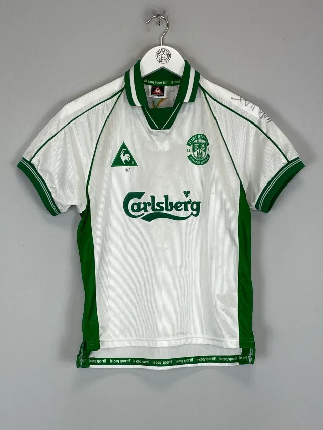 2000/01 HIBERNIAN *SIGNED* AWAY SHIRT (L.KIDS) LE COQ | Cult Kits