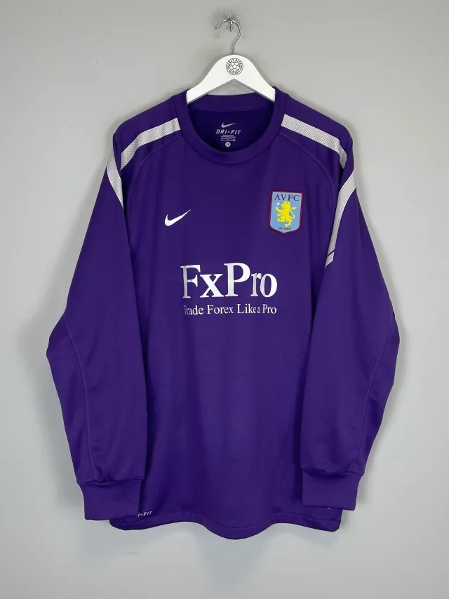 2010/11 ASTON VILLA #36 PLAYER ISSUE TRAINING JUMPER (XL) NIKE | Cult Kits