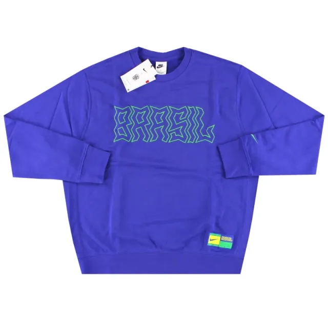2023 Brazil Nike NSW Club Crew Sweatshirt *BNIB* L - Brazil / BNIB / Large