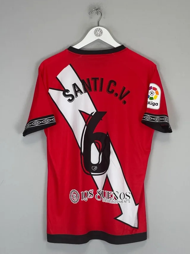 CULT KITS | 2022/23 RAYO VALLECANO COMESANA #6 *MATCH WORN* HOME SHIRT (L) UMBRO