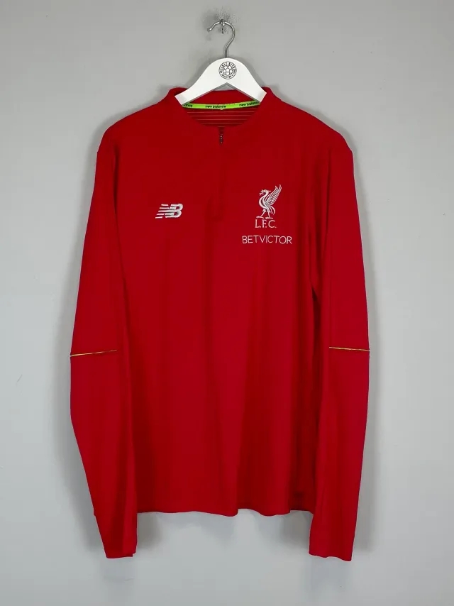 CULT KITS - 2018/19 LIVERPOOL 1/4 ZIP (XL) NEW BALANCE
