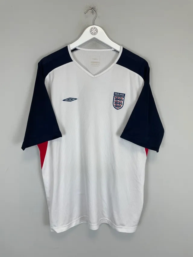 CULT KITS - 2001/03 ENGLAND TRAINING SHIRT (XL) UMBRO