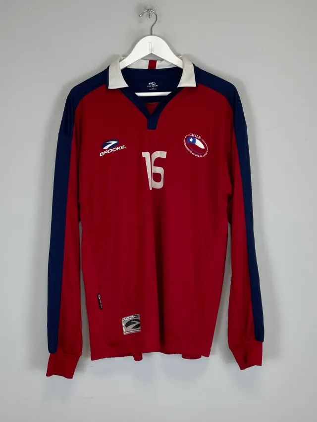 CULT KITS - 2004/05 CHILE #16 L/S HOME SHIRT (L) BROOKS