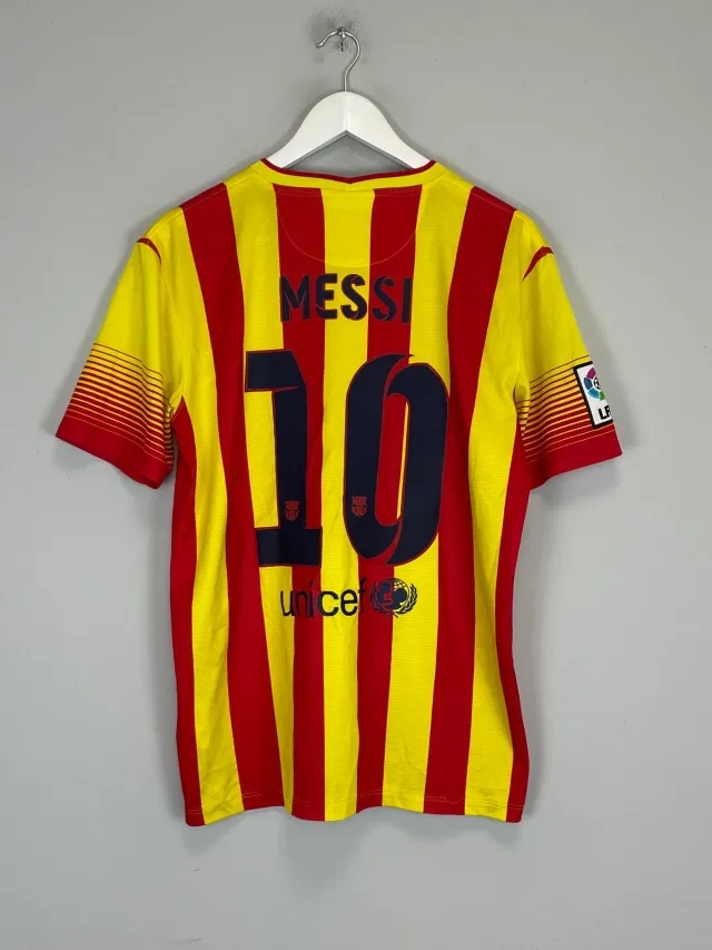 CULT KITS - 2014/15 BARCELONA MESSI #10 AWAY SHIRT (M) NIKE